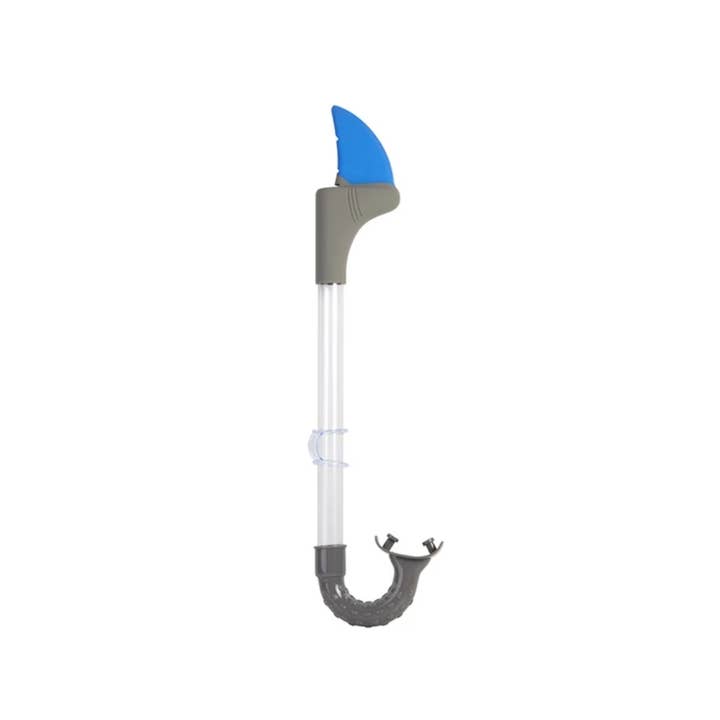 Shark Bite Blue Grey Fin Snorkel for wholesale by SAL+BE