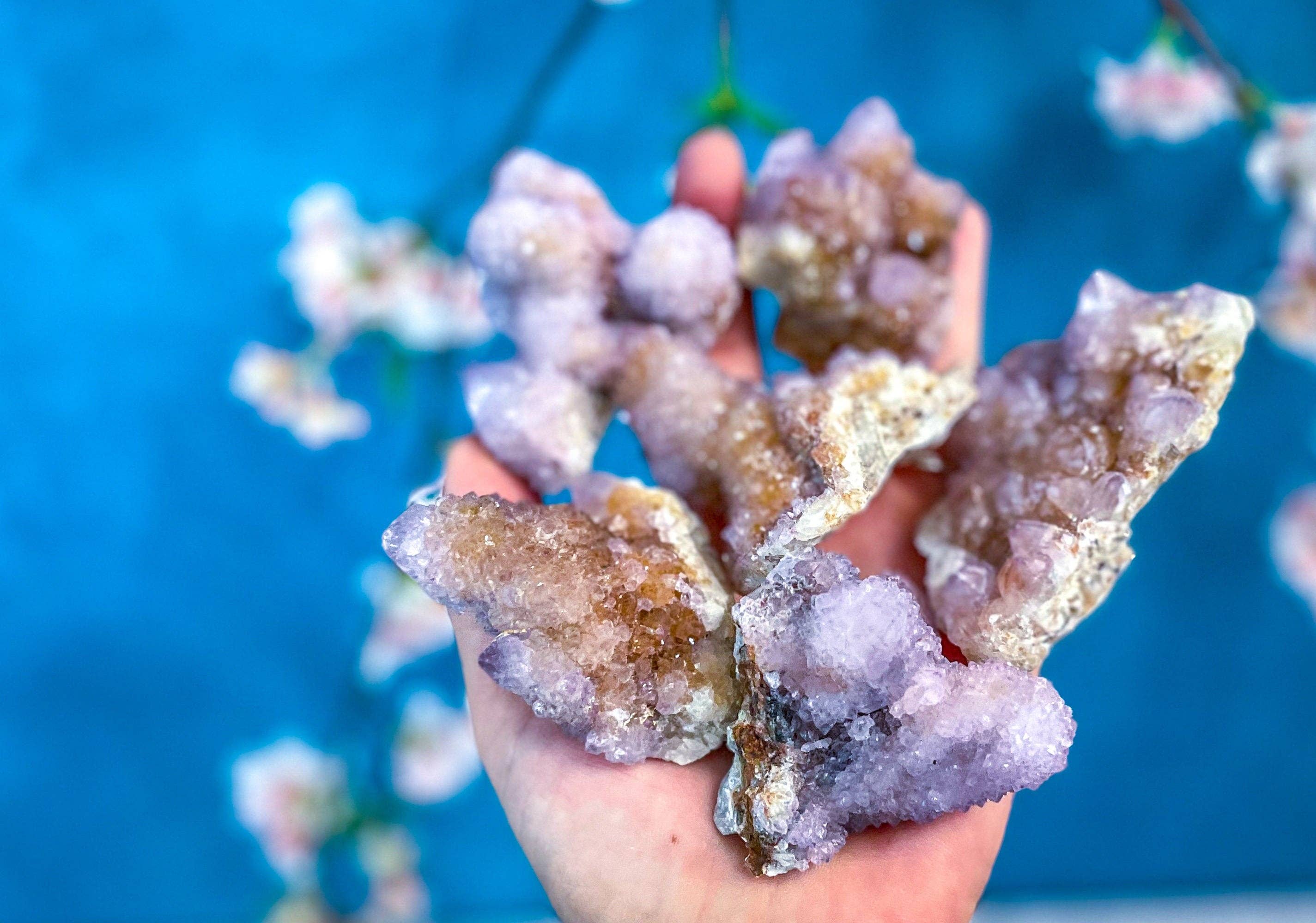 Mandala Gems – wholesale Spiritual stone/crystal – Large Spirit Amethyst Quartz Specimens2