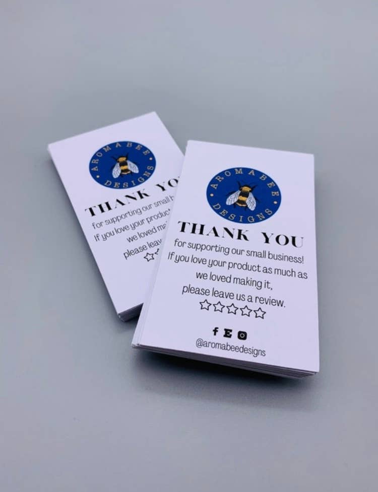 Tick It Off - Wholesale Thank you card - Thank you cards / custom business cards1