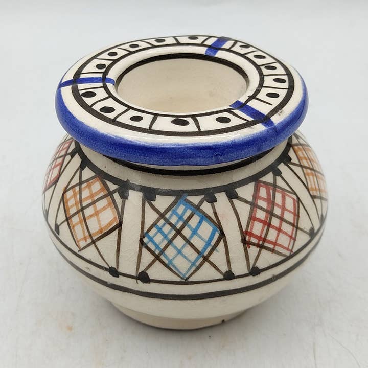 Etnico Arredo – wholesale Ashtray – Ceramic ashtray Anti-odour Ethnic Morocco Moroccan Terracotta 3003211318