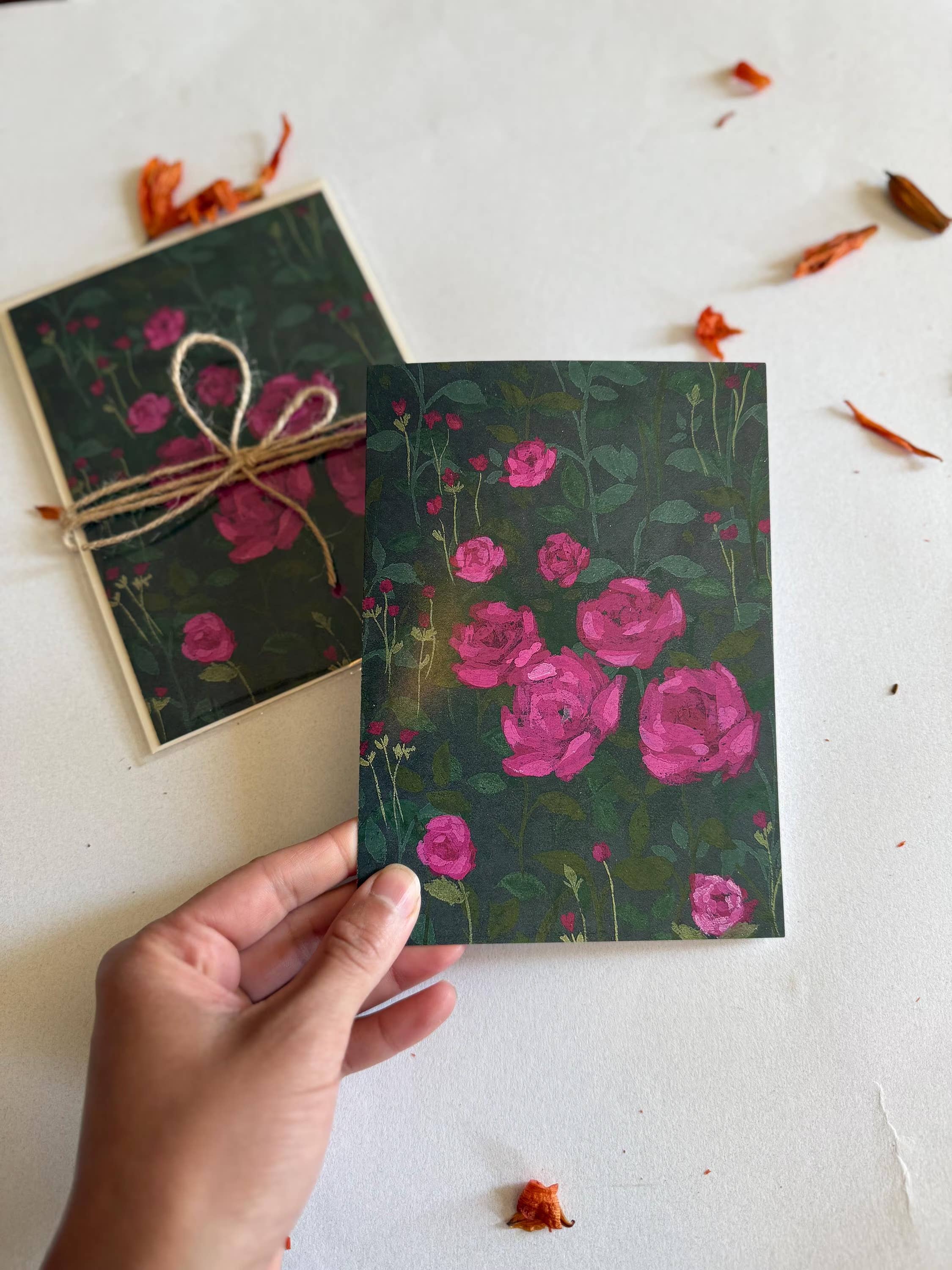 Rebecca Kardell Art - Wholesale Everyday Greeting Card - Rose Greeting Card1