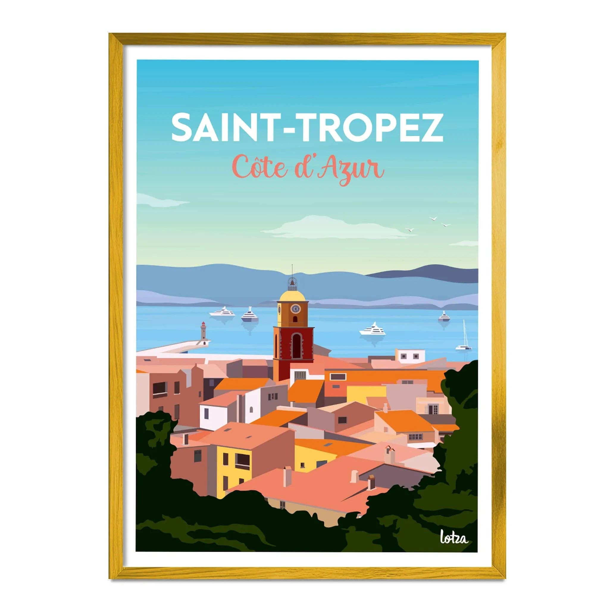 Lotza - Wholesale Poster - Saint-Tropez poster2