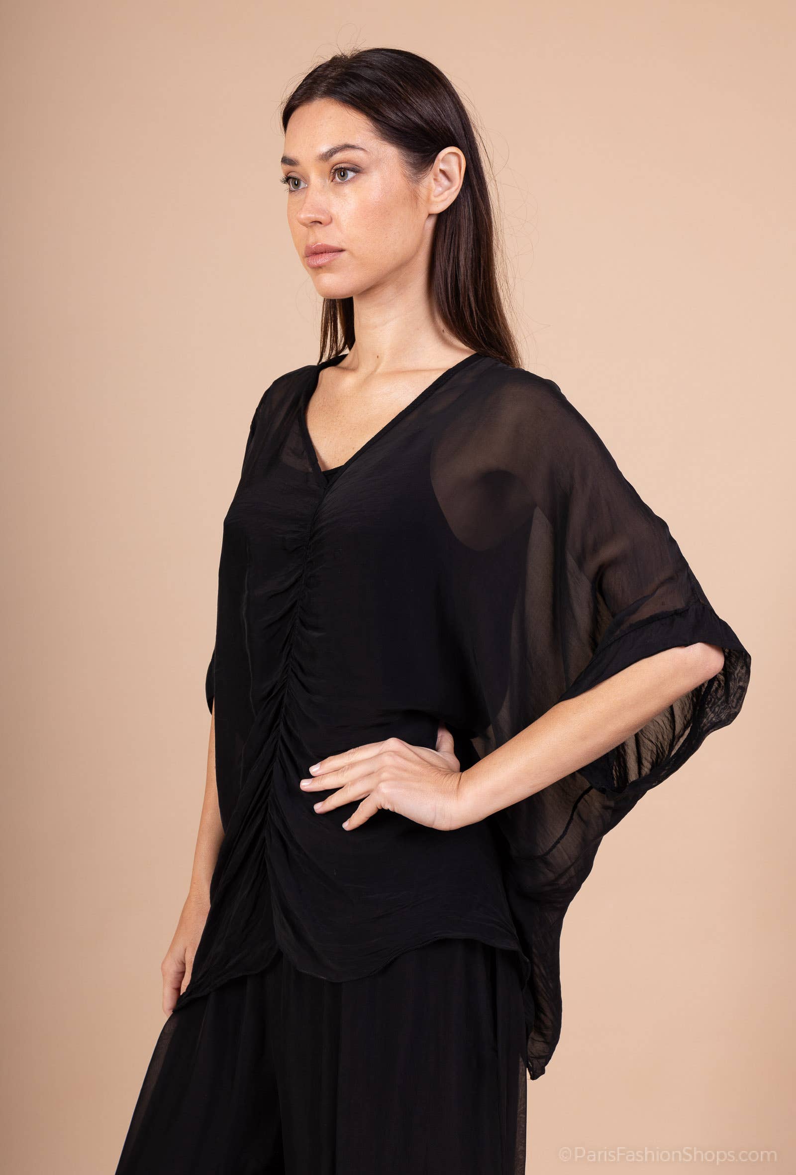 Shyloh - Wholesale Tunic - Women's - Silk Top 504901