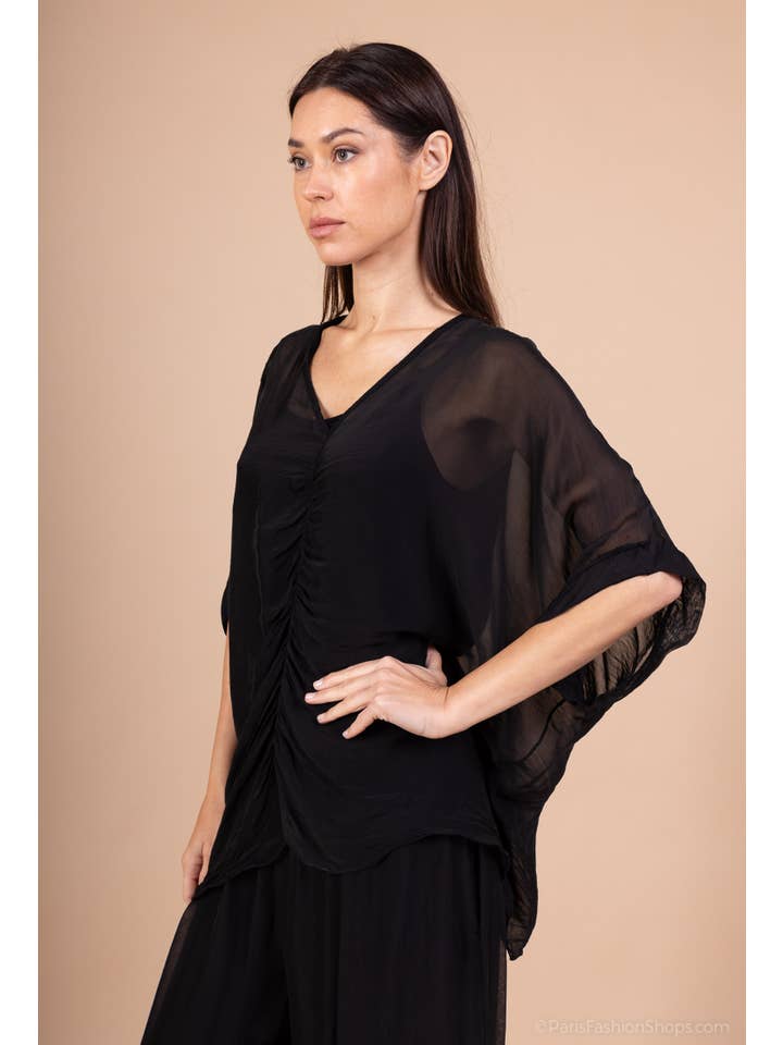 Shyloh - Wholesale Tunic - Women's - Silk Top 504901