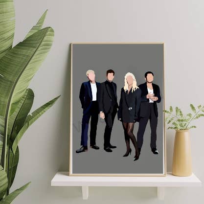 WeareGMD – Impressão artística por atacado – Impressão da banda Wolf Alice | Impressão de Wolf Alice | Pôster Wolf Alice | 6x4 | A5 | A4