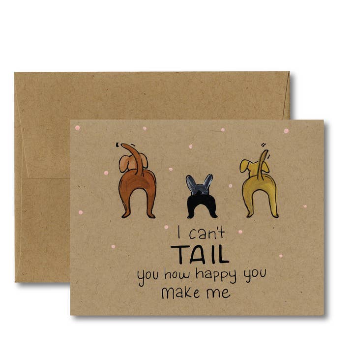 Can't Tail You (Dog Butts) for wholesale by Snail Mail