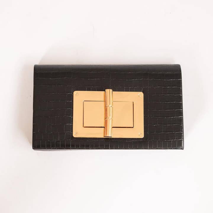 Lisi Lerch - Wholesale Clutch Bag - Women's - Lillian Croc Clutch - WS