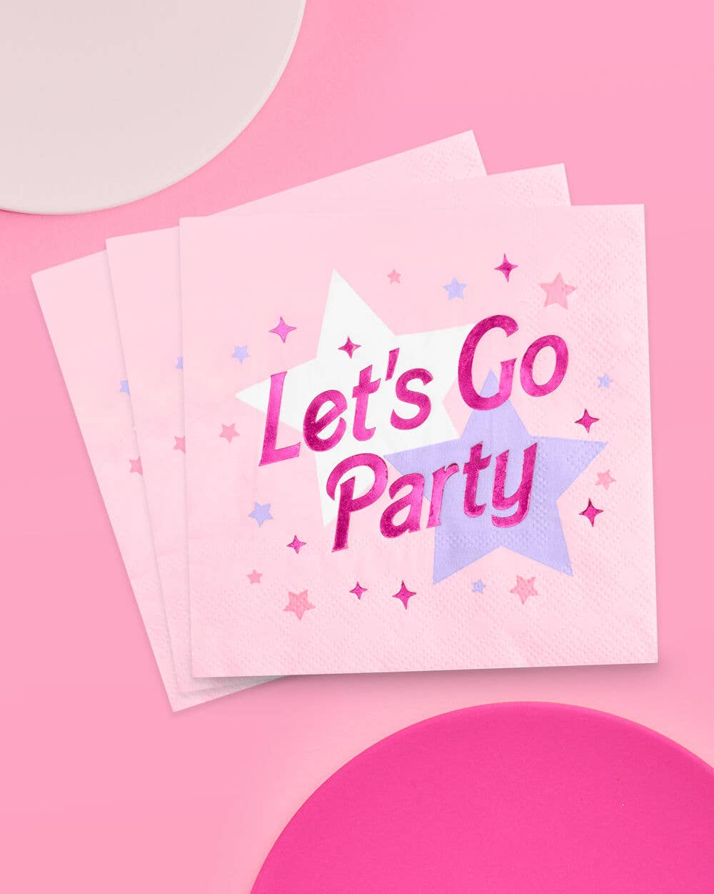 xo, Fetti - Wholesale Disposable Napkin - Let’s Go Party Pink Napkins | Pink Party, Bachelorette4