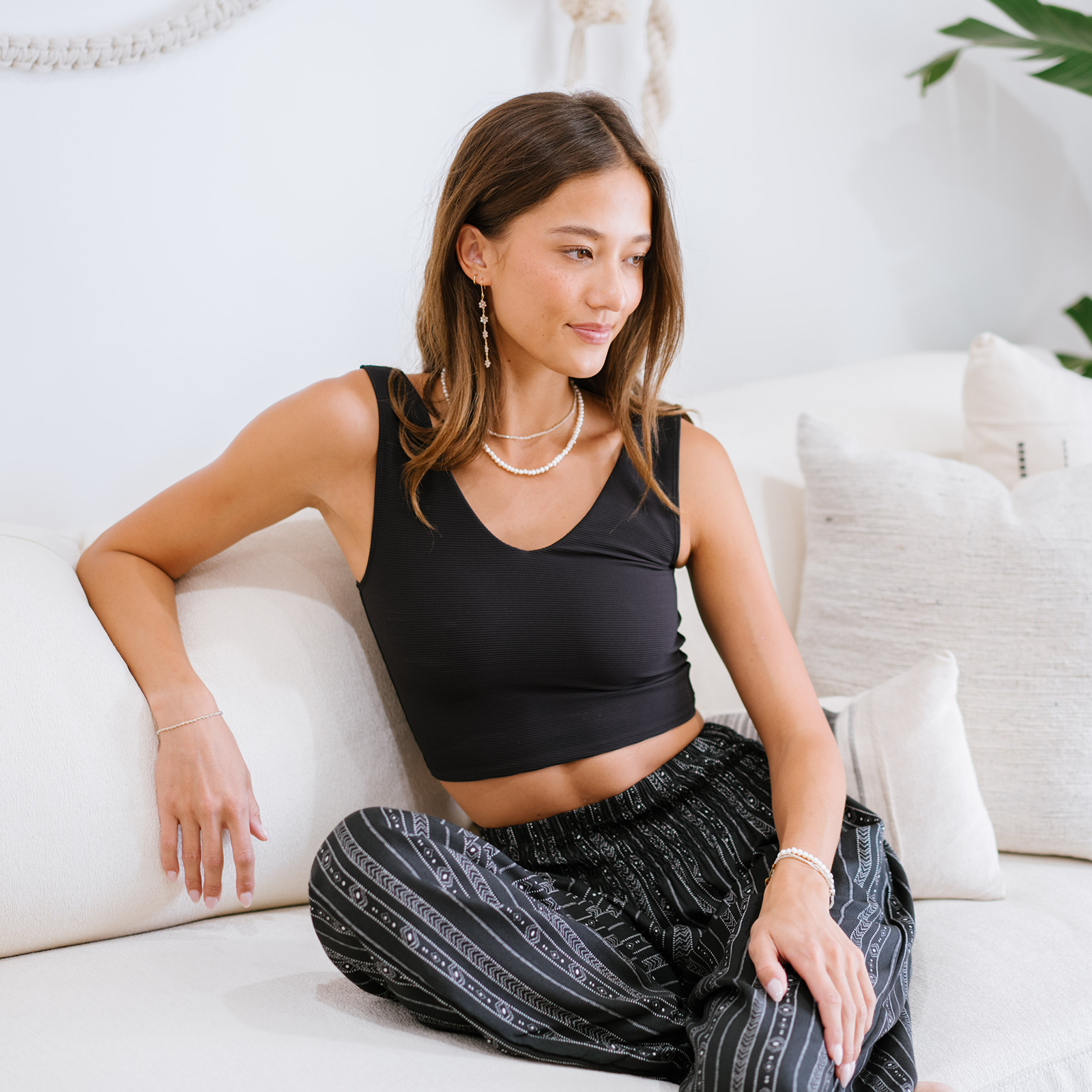 Lotus and Luna - Wholesale Tank Top - Women's - Onyx Restore Ribbed Tank6