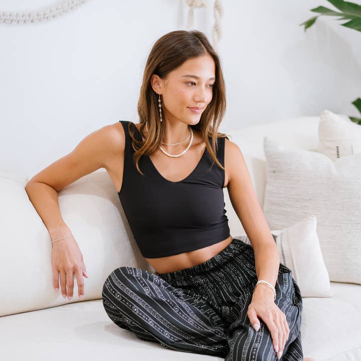 Lotus and Luna - Wholesale Tank Top - Women's - Onyx Restore Ribbed Tank6