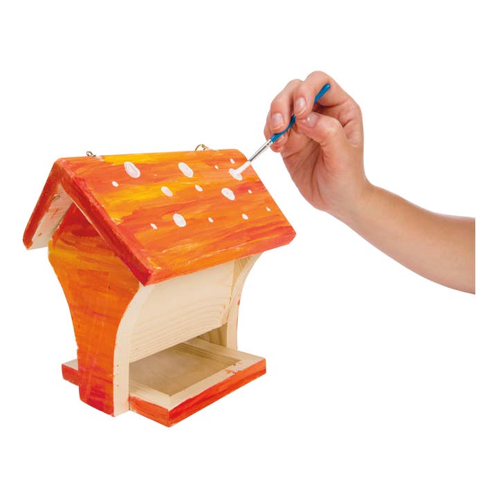 Toysmith - Wholesale DIY Craft Kit - Kids - Beetle & Bee Paint A Bird Bistro