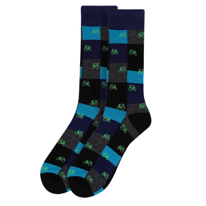 Tractor Novelty Socks for Men for wholesale by Selini New York