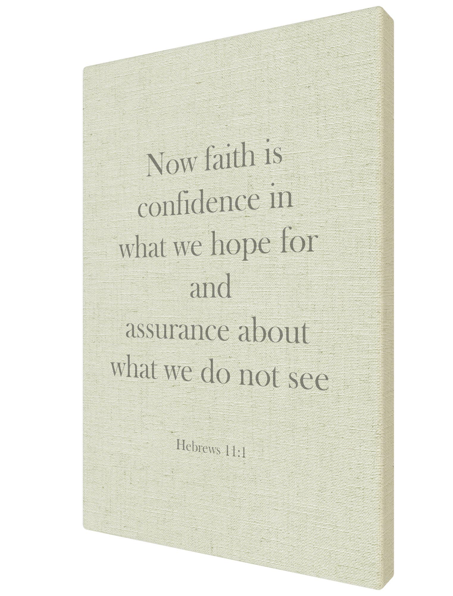 SPLASHWORKS - Wholesale Art Print - Bible verse - Now faith is confidence in what we hope for...1