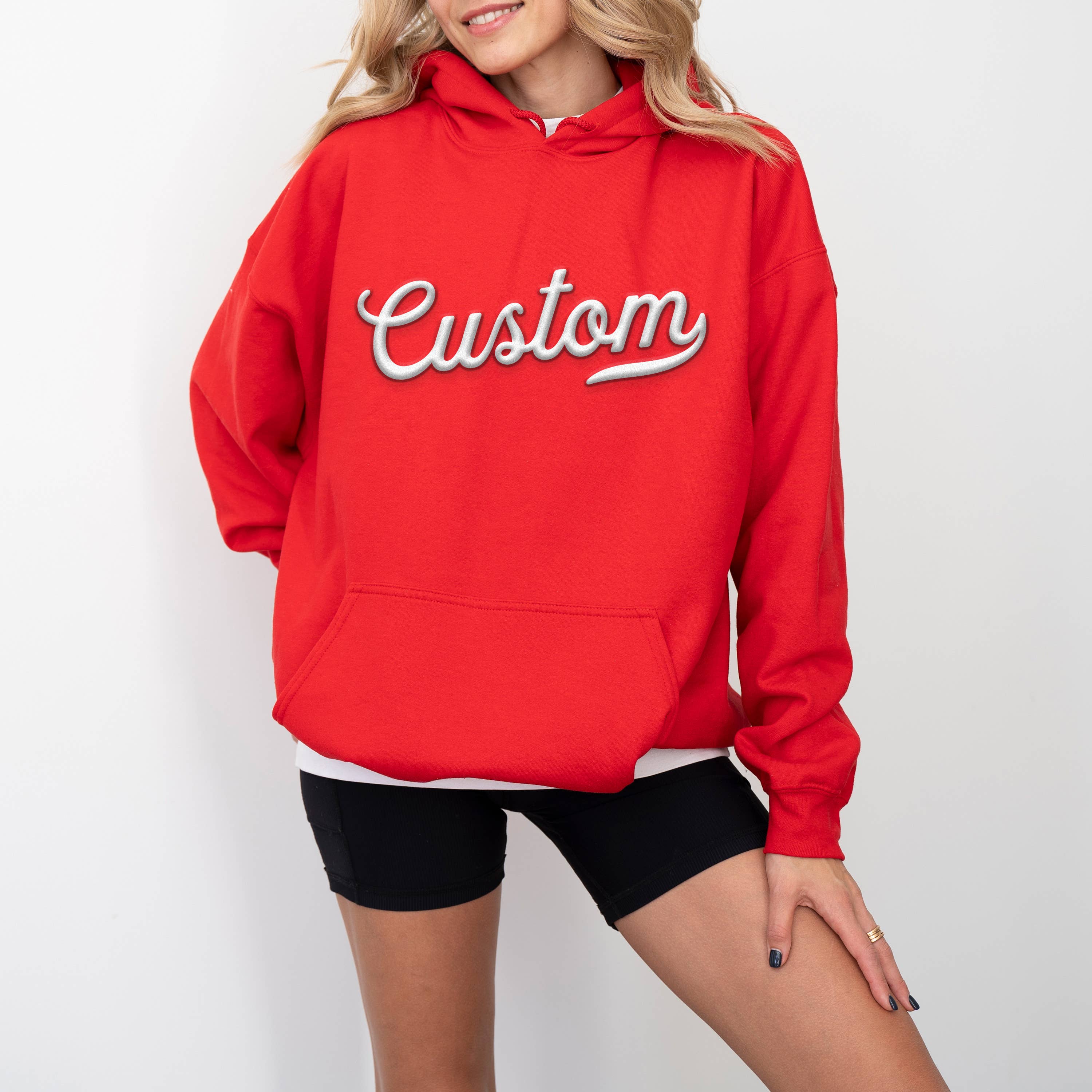 Nobullwoman Apparel - Wholesale Hoodie - Women's - PUFF Print CUSTOM Small Business Unisex HOODIE2