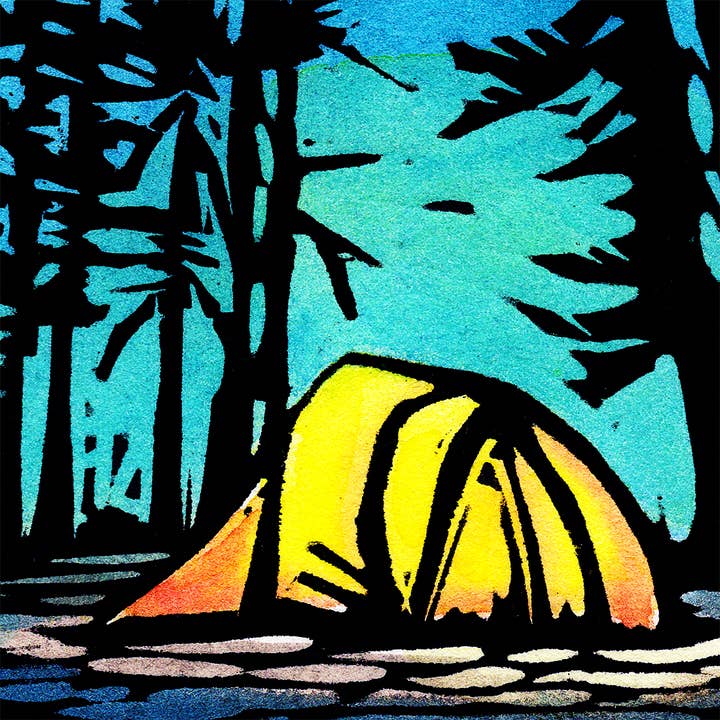 Claire Emery Art - Wholesale Everyday Greeting Card - Under the Starry Sky Card2