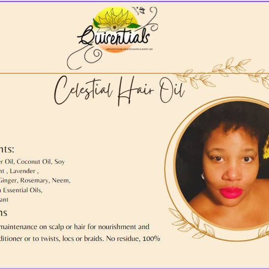 Celestial Hair Oil for wholesale by QuiSentials