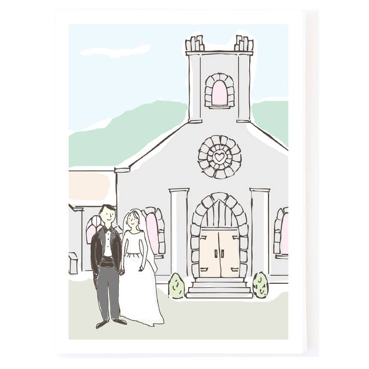 Chapelle de mariage pour la vente par mollyOcards