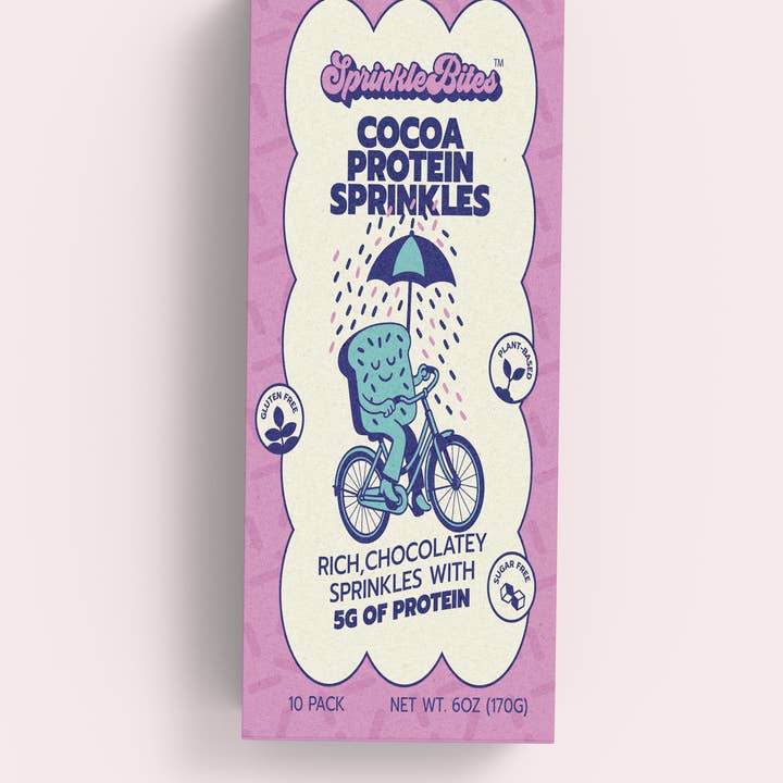 Cocoa Protein SprinkleBites™ (10-Pack) for wholesale by SprinkleBites