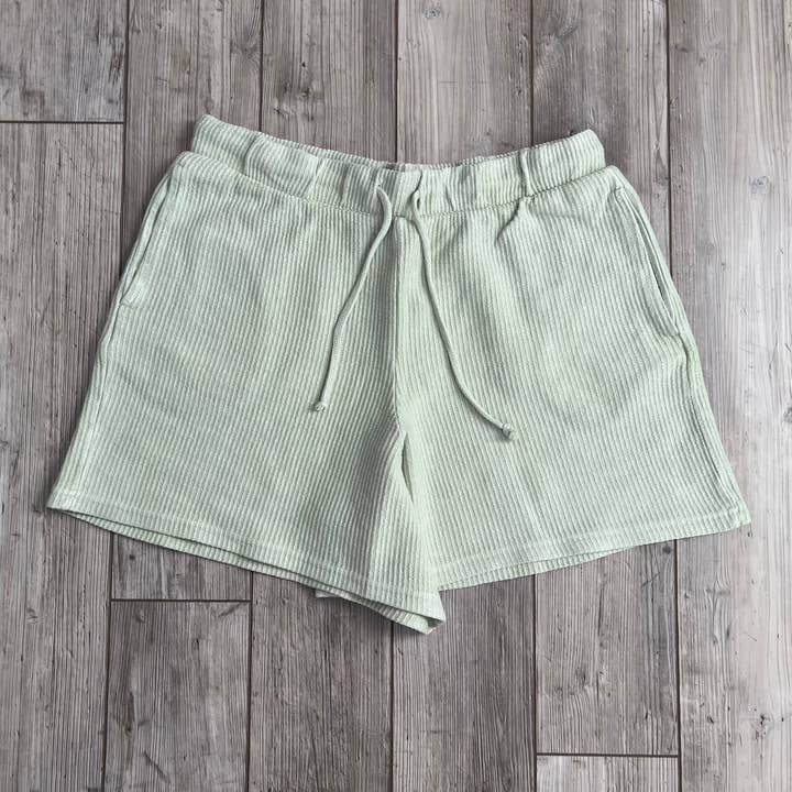 Sage Corded Shorts for wholesale on Faire