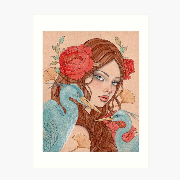 Là où tombe le Ginkgo pour la vente par The Art of Lea Barozzi