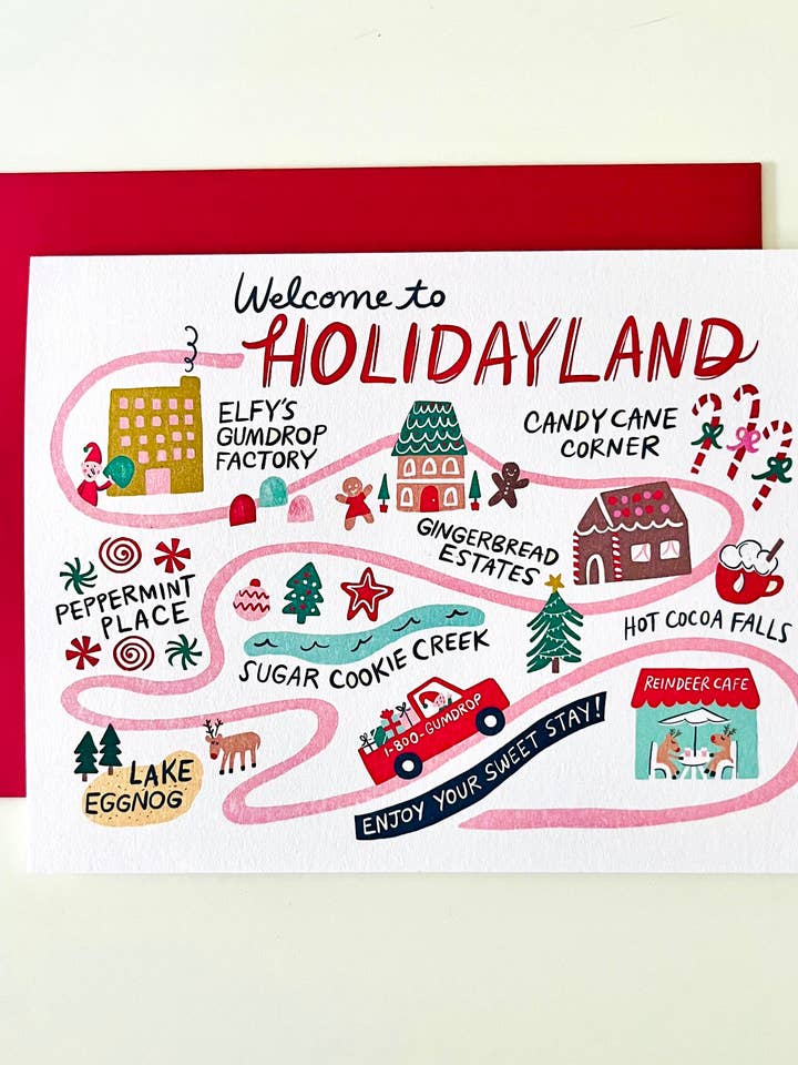 Tarjeta Holidayland para venta al por mayor de Little Desk Drawer