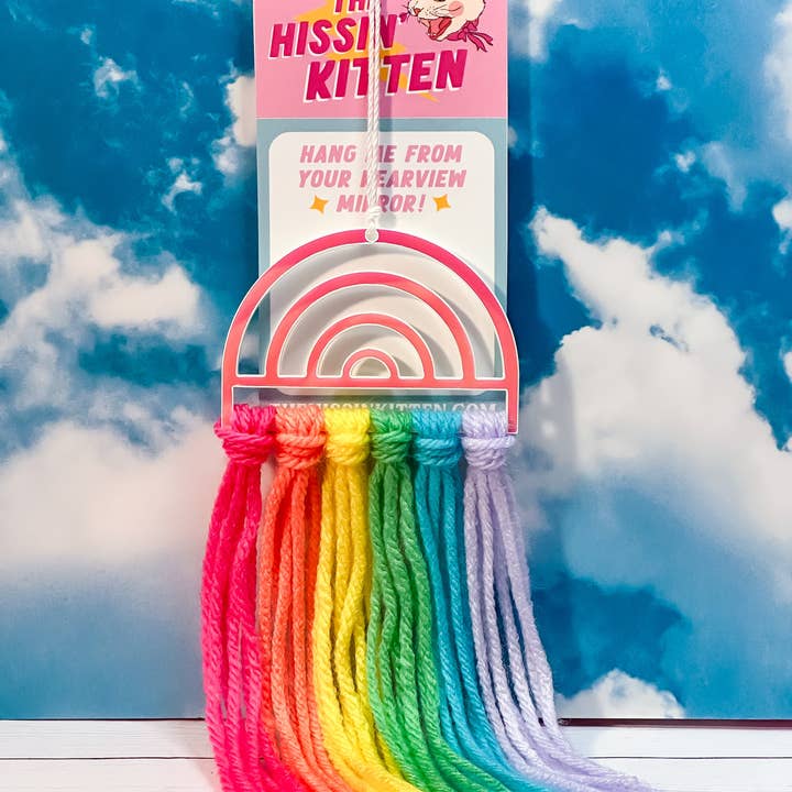 Arco iris retrovisor para venta al por mayor de The Hissin' Kitten
