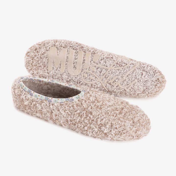 Muk Luks Women's Luxe Brushed Cozy Ballerina Footie for wholesale by Muk Luks