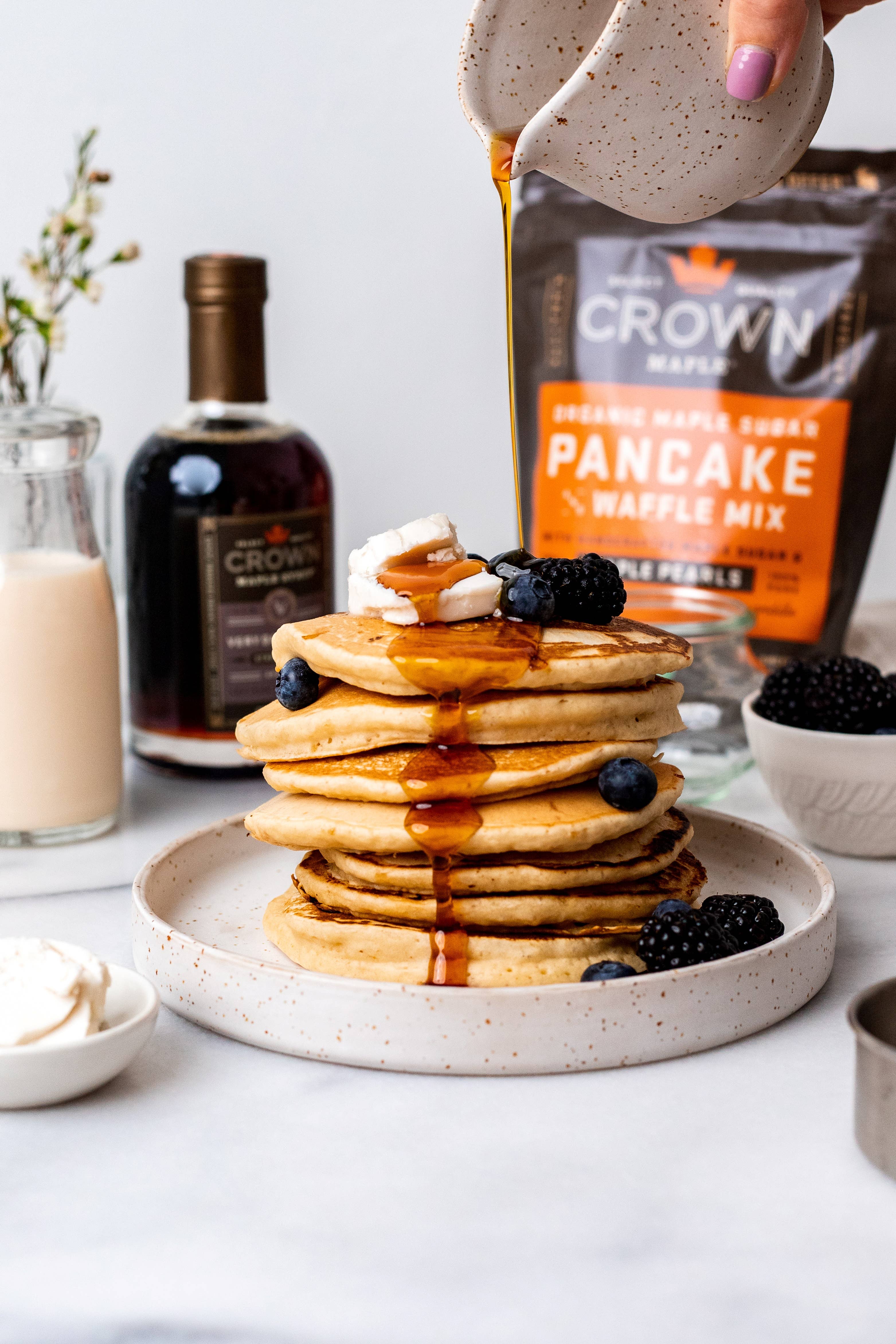 Crown Maple - Wholesale Pancake Mix - Organic Maple Sugar Pancake & Waffle Mix3