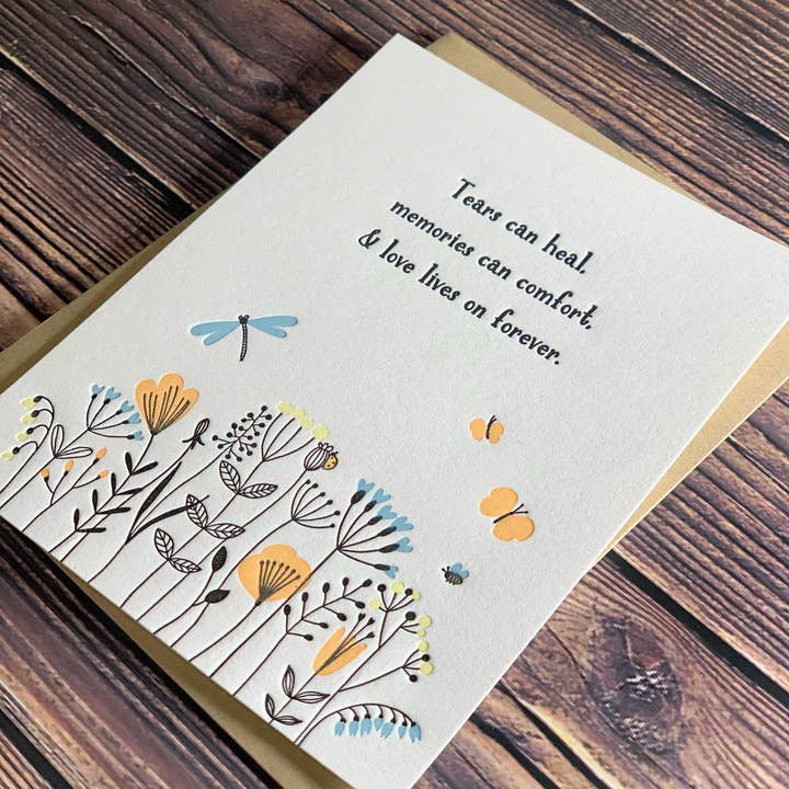 Kincaid Creative - Wholesale Sympathy Card - Deepest Sympathy, Bereavement, Condolence Card. Grief Card.