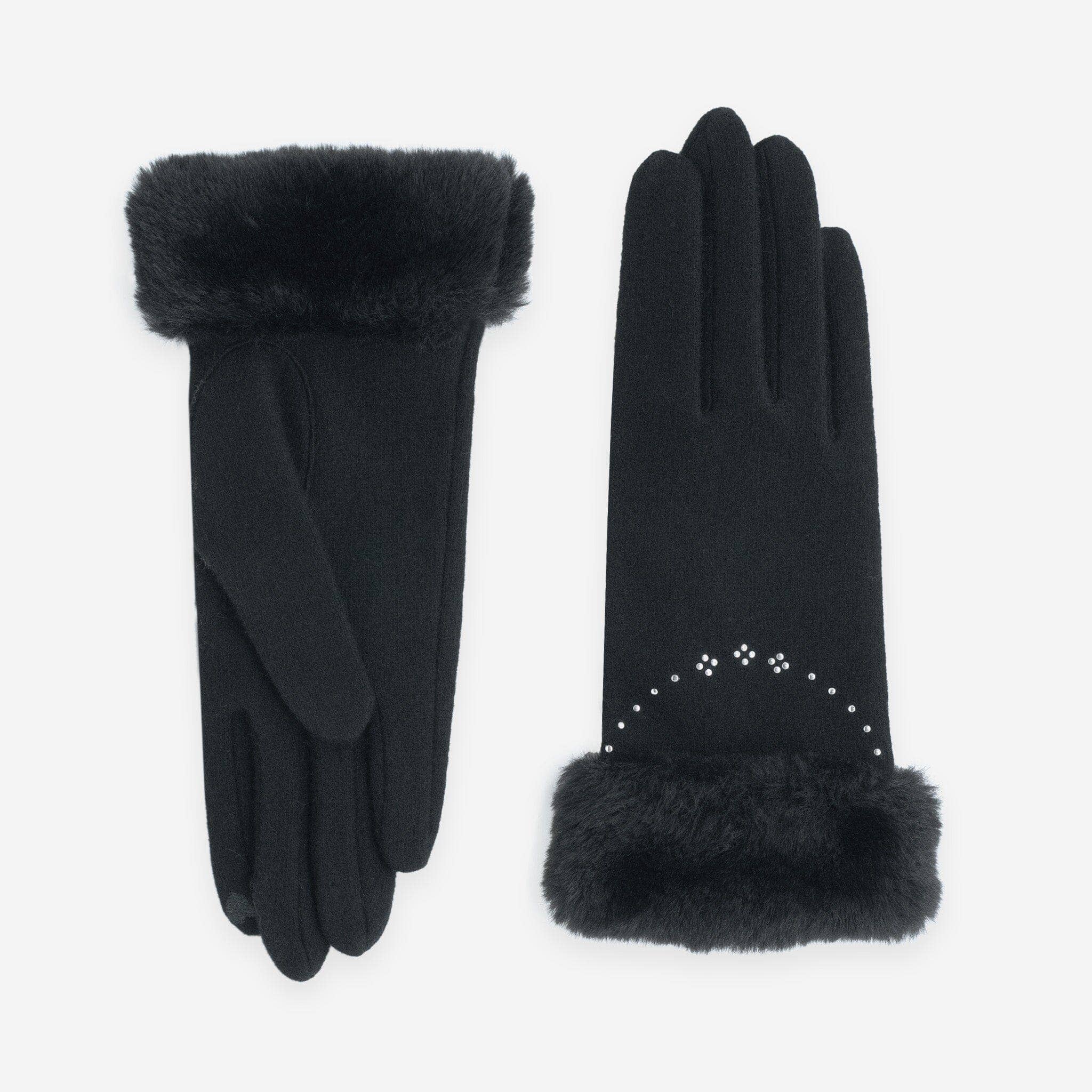 Glove Story - Wholesale Gloves - Women's - Gloves 80% Wool 20% Nylon – Touchscreen – 31182NF2