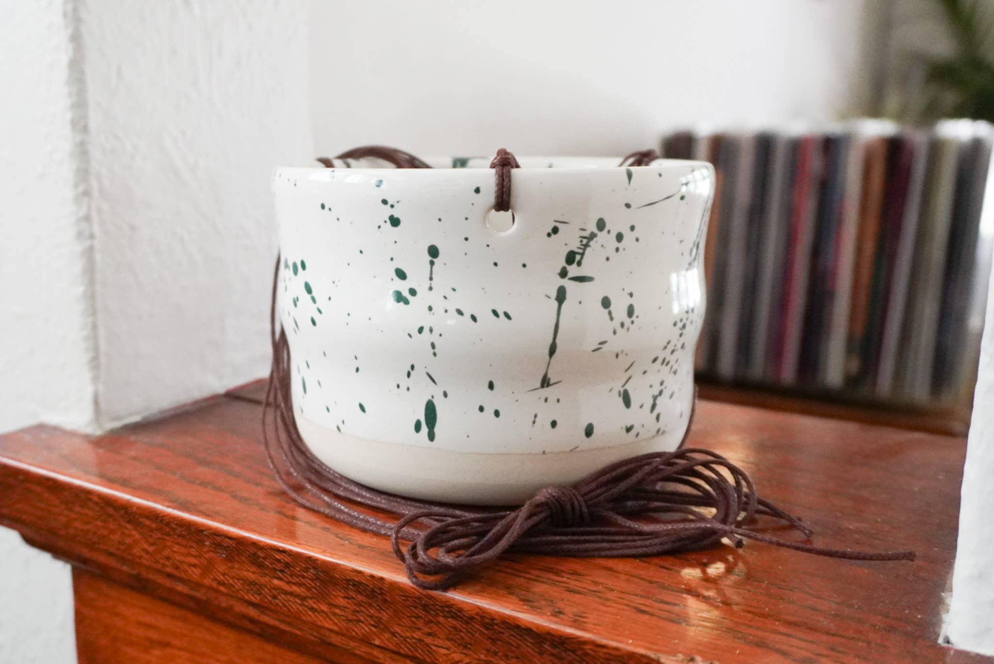 Shelby Page Ceramics - Wholesale Hanging Planter - Wavy Hanging Planter - All Glazes4