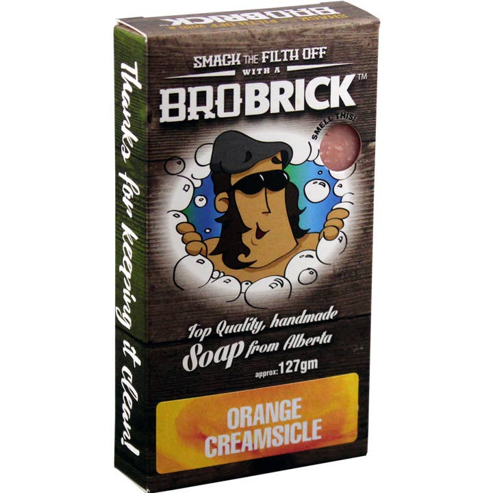 Orange Creamsicle: Handmade Soap for wholesale by Bro Brick