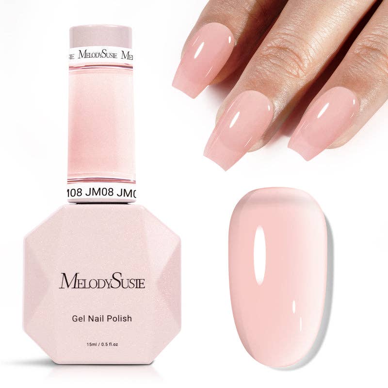 MELODYSUSIE – wholesale Nail polish – Jeweliver Jelly Gel Nail Polish 15ml - Nude JM080
