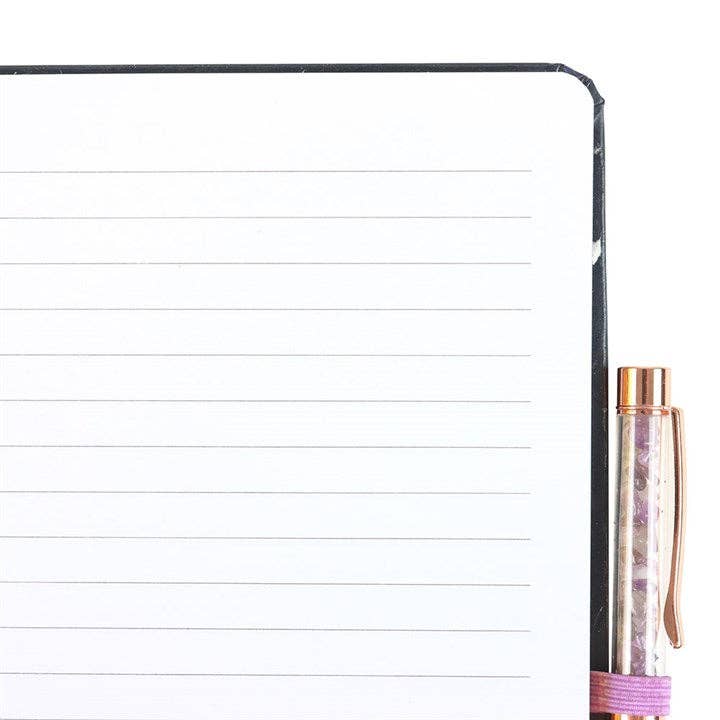 Something Different Wholesale – Diário por atacado – Caderno Midnight Moth com Caneta de Ametista3