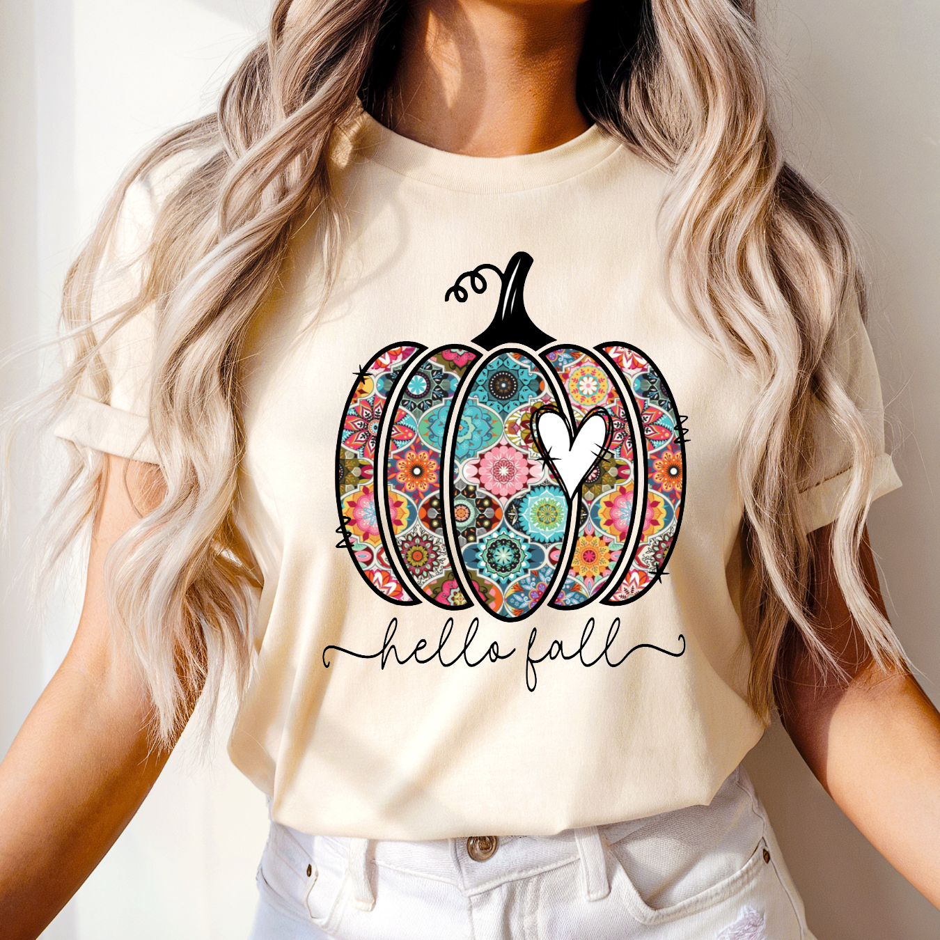 It's So Me - Wholesale Graphic Sweatshirt - Women's - HELLO FALL CREWNECK TEE/SWEATSHIRT 1