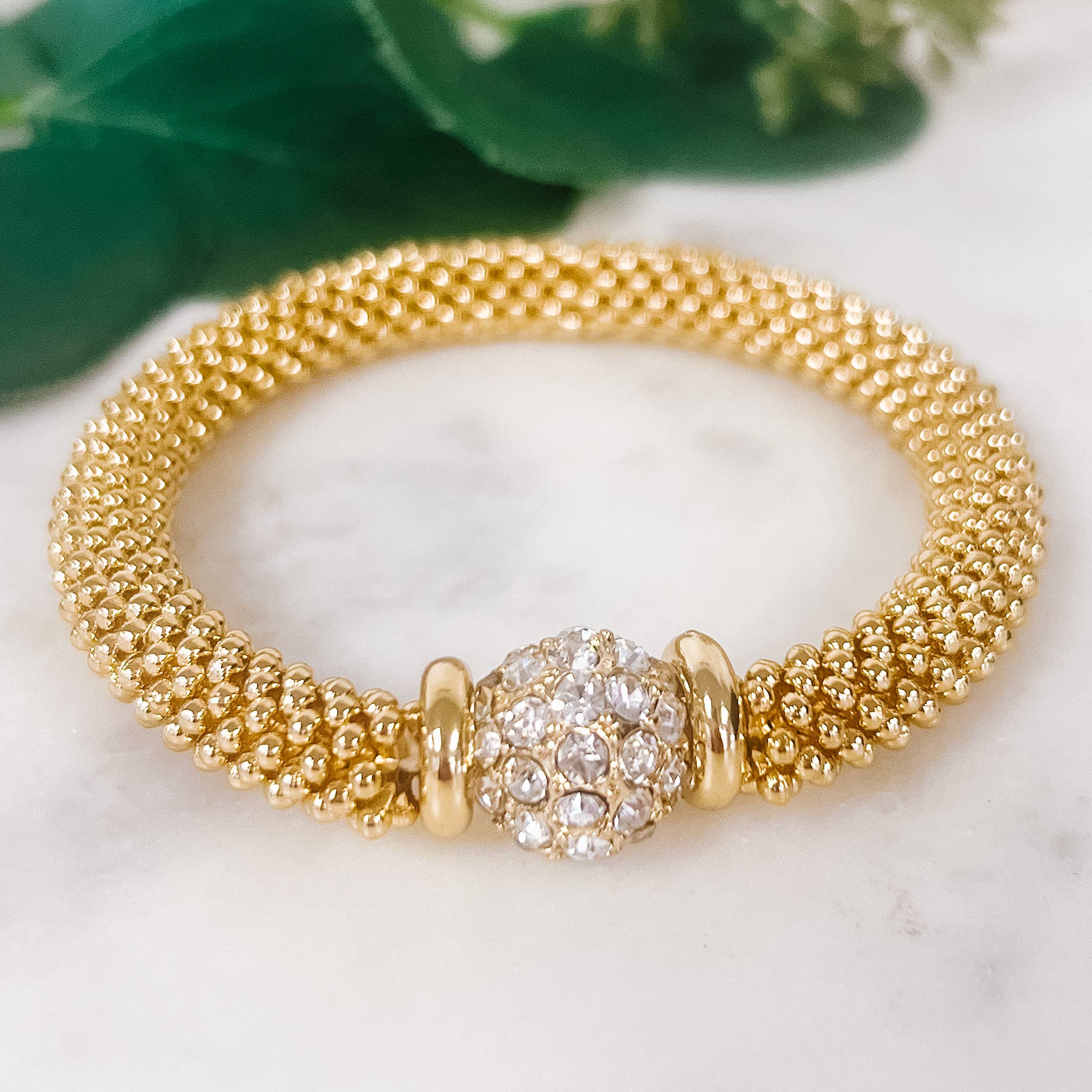 Lou & Co - Venta al por mayor Pulseras de abalorios/colgantes - B-463-Oro0