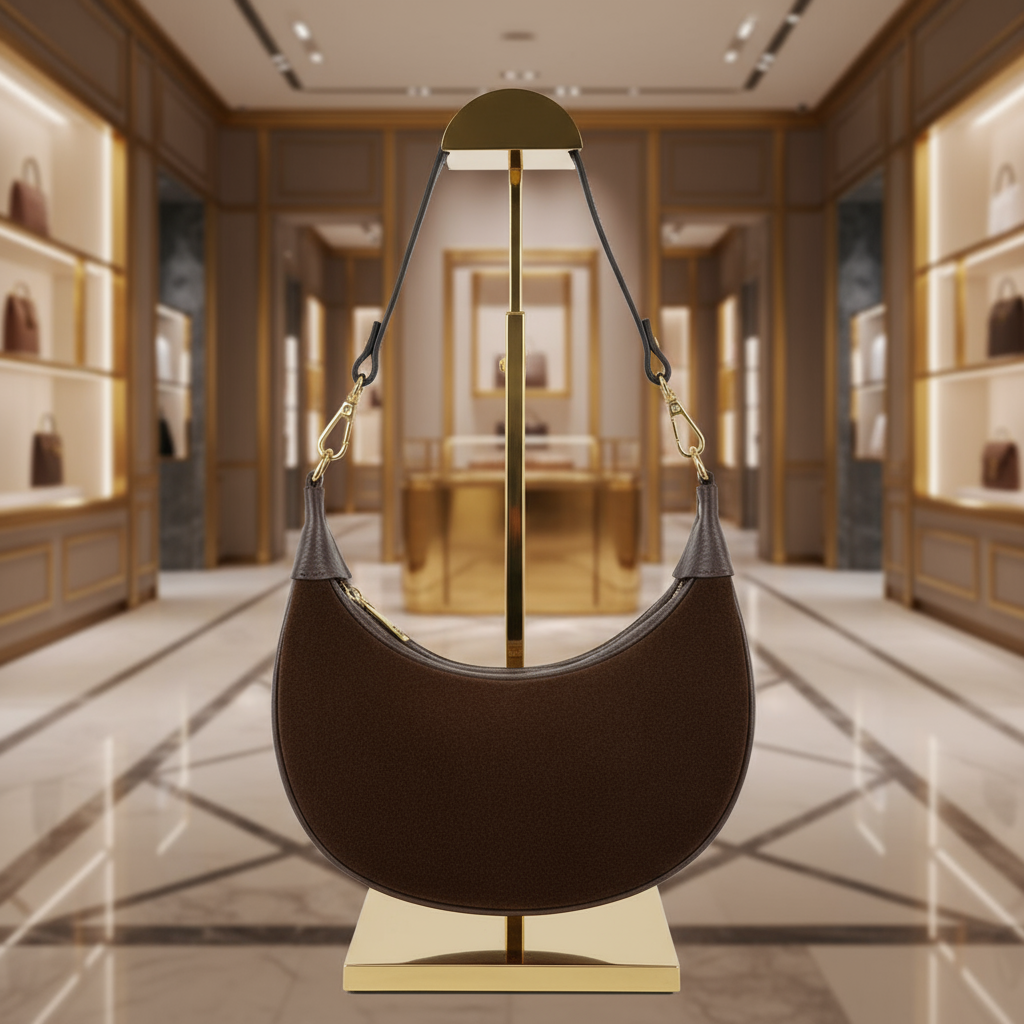 TAKEASY - Vente Sac porté épaule – femme - Sac à bandoulière en cuir suédé6