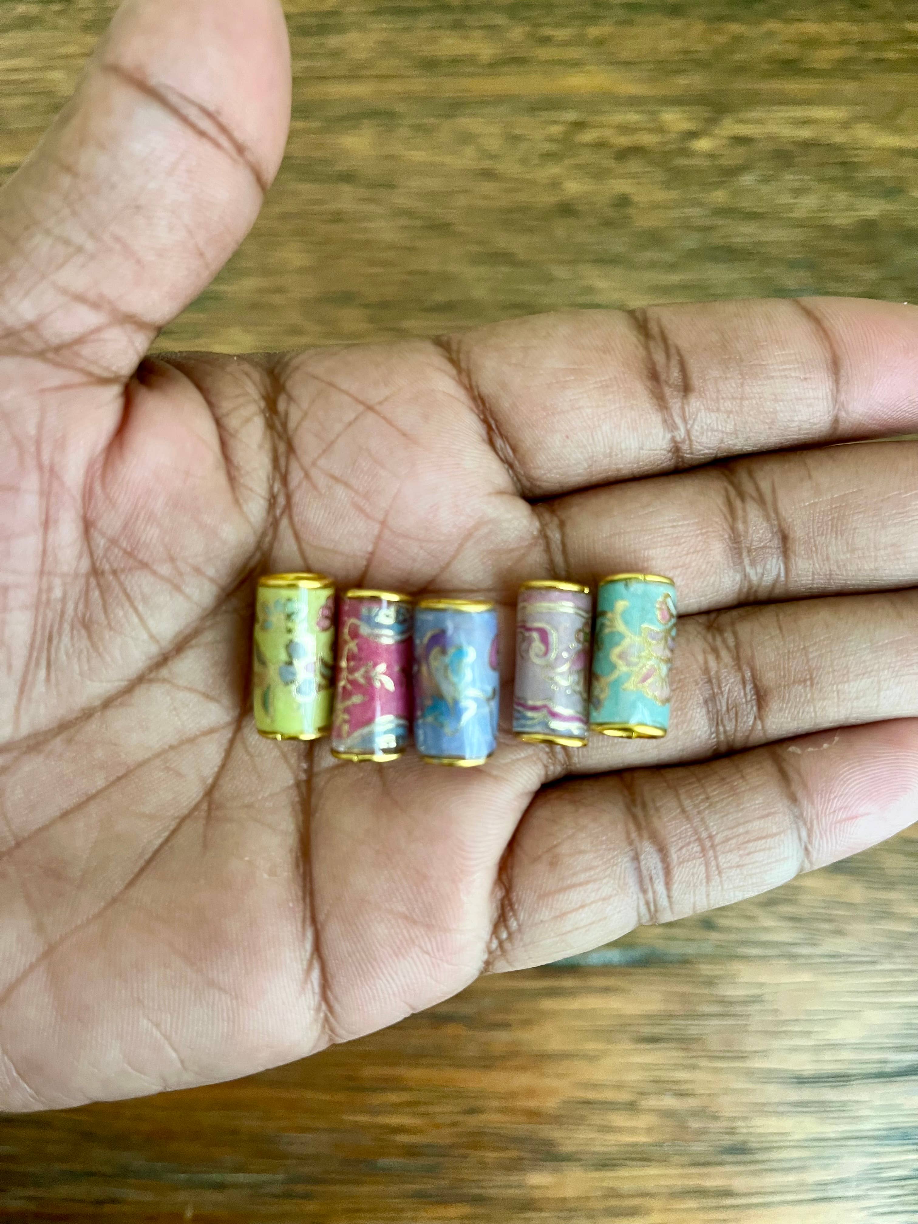 elevated loc jewelry - Wholesale Hair Accessories Set - Women's - Loc Hair Charm Set of 5 Shapes6