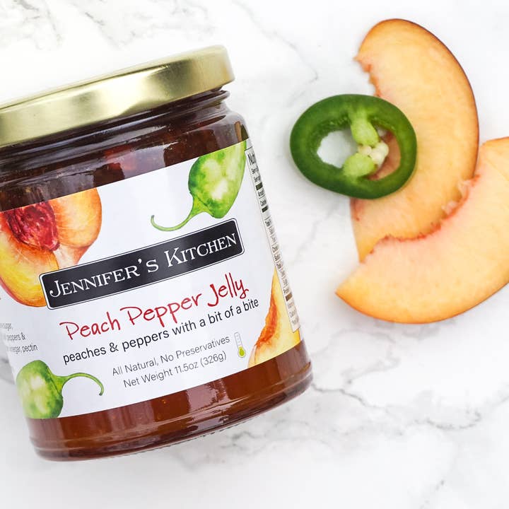 Peach Pepper Jelly - 11oz - CASE of 12 and other Purchase Wholesale glück marmelade. Free Returns & Net 60 Terms on Faire trending on Faire.