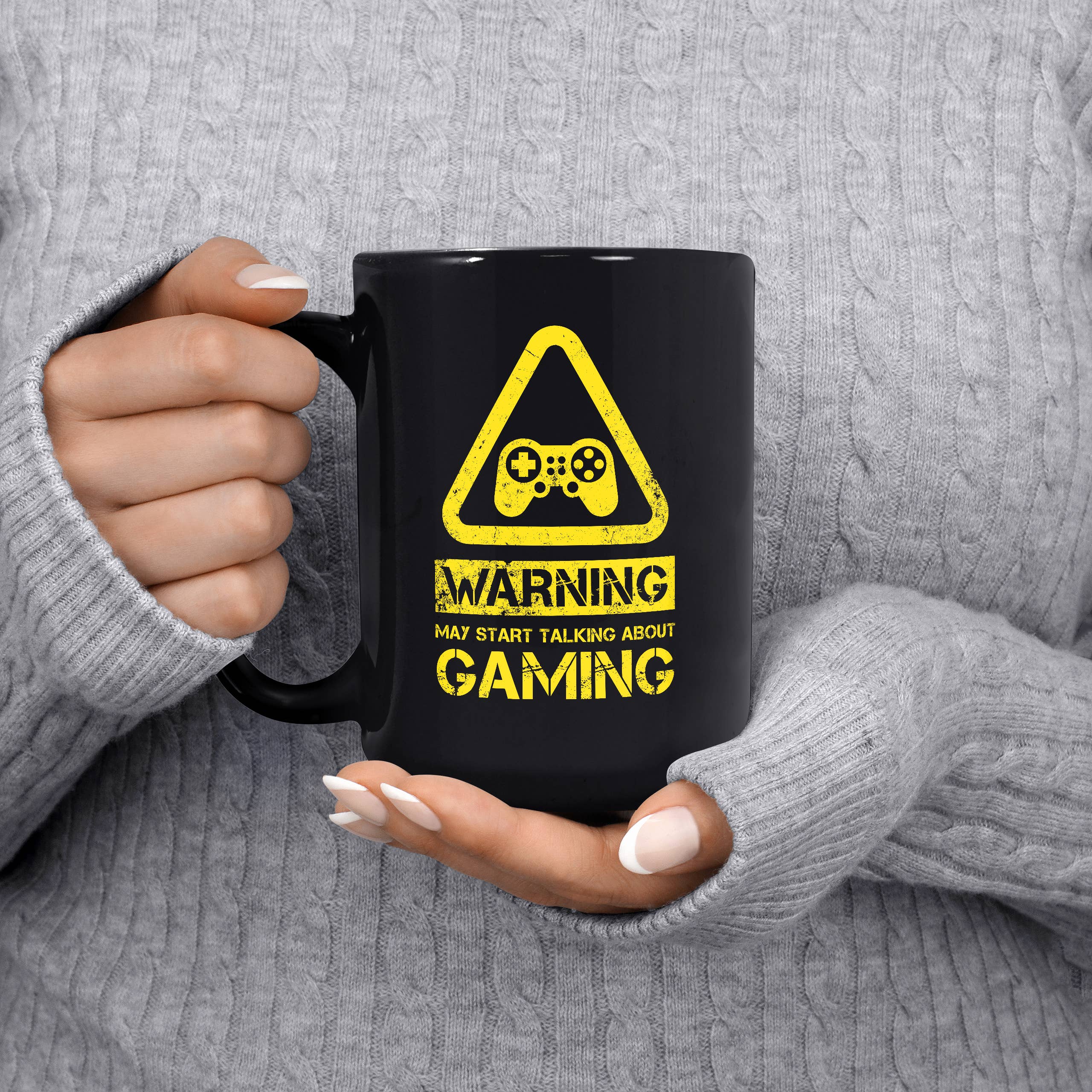 Mug Monster - Vente Tasse à café - Mug Gaming - Warning May Start Talking About Gaming13