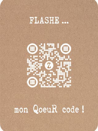 POSTKORT QoeuR CODE© for engroshandel hos Pépette Kacahuète
