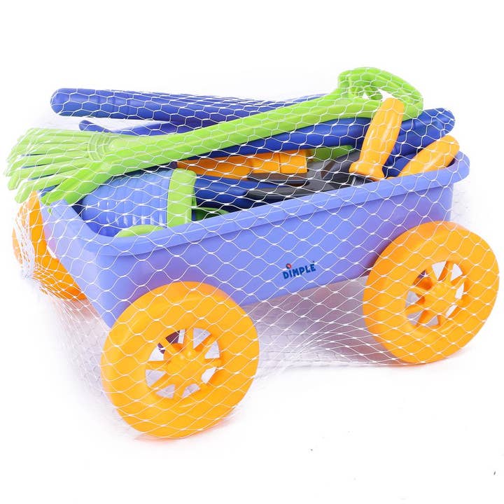 Dimple - Wholesale Toy Set - Kids - Dimple 15-Piece Gardening Tools & Wagon Toy Set for kids