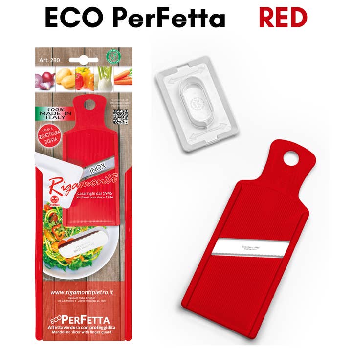 Trancheuse de légumes Art. 280 "ECO PERFETTA" - ROUGE pour la vente par Rigamonti Pietro & Figli srl