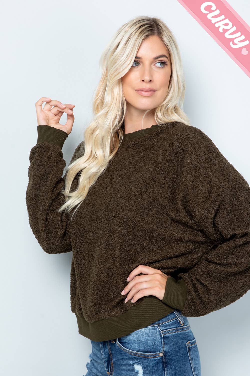 Sweet Lovely by Jen - Wholesale Knit Top - Women's - PLUS SIZE YOUR FAVORITE CASUAL KNIT TOP41