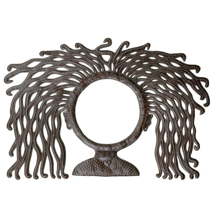 Hair Mirror for wholesale by Le Primitif Galleries