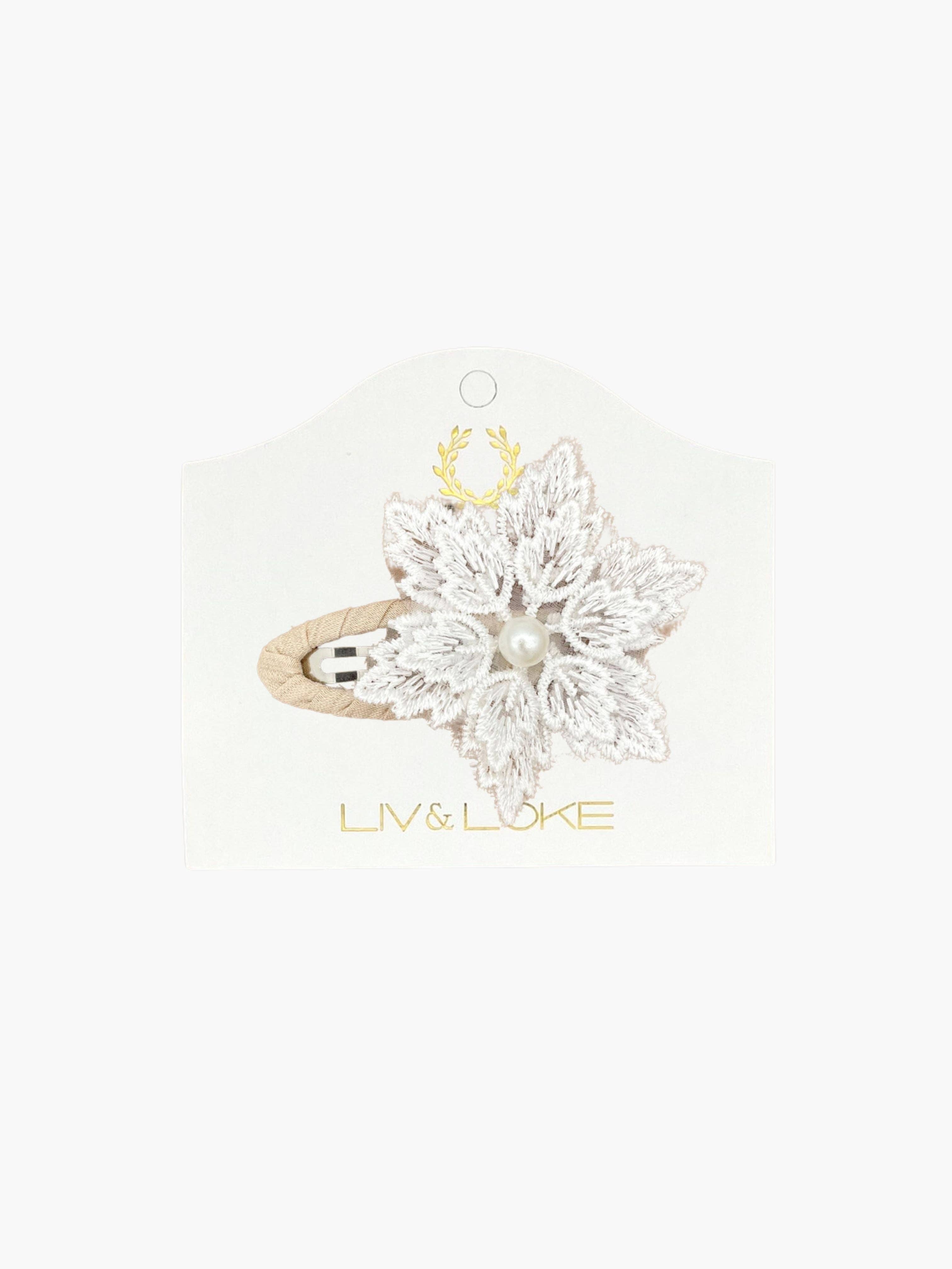 Liv & Loke – Großhandel Haarclip – Kinder – Iris Haarspange – Schneeflocke1