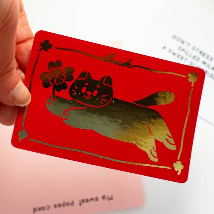 Mystery Fortune Stickers - Cat stickers - 2026 for wholesale by My Sweet Paper Card