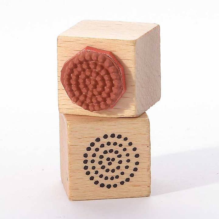 Título do selo do motivo: Padrão circular pontilhado por atacado de Heindesign