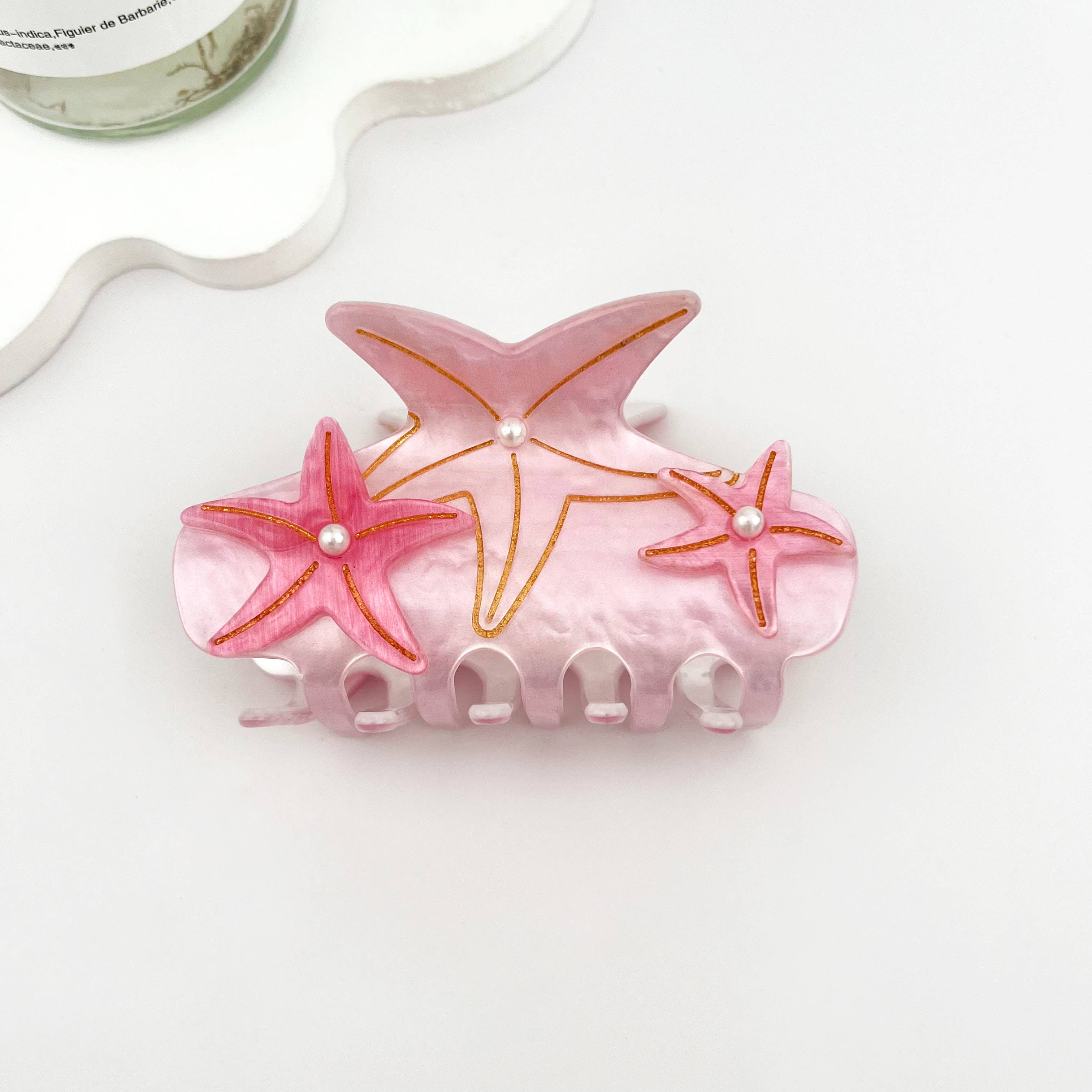 mildstyles - Wholesale Hair Clip - Women's - Iridescent Pearl Starfish Hair Claw Clip – Ocean Fantasy9