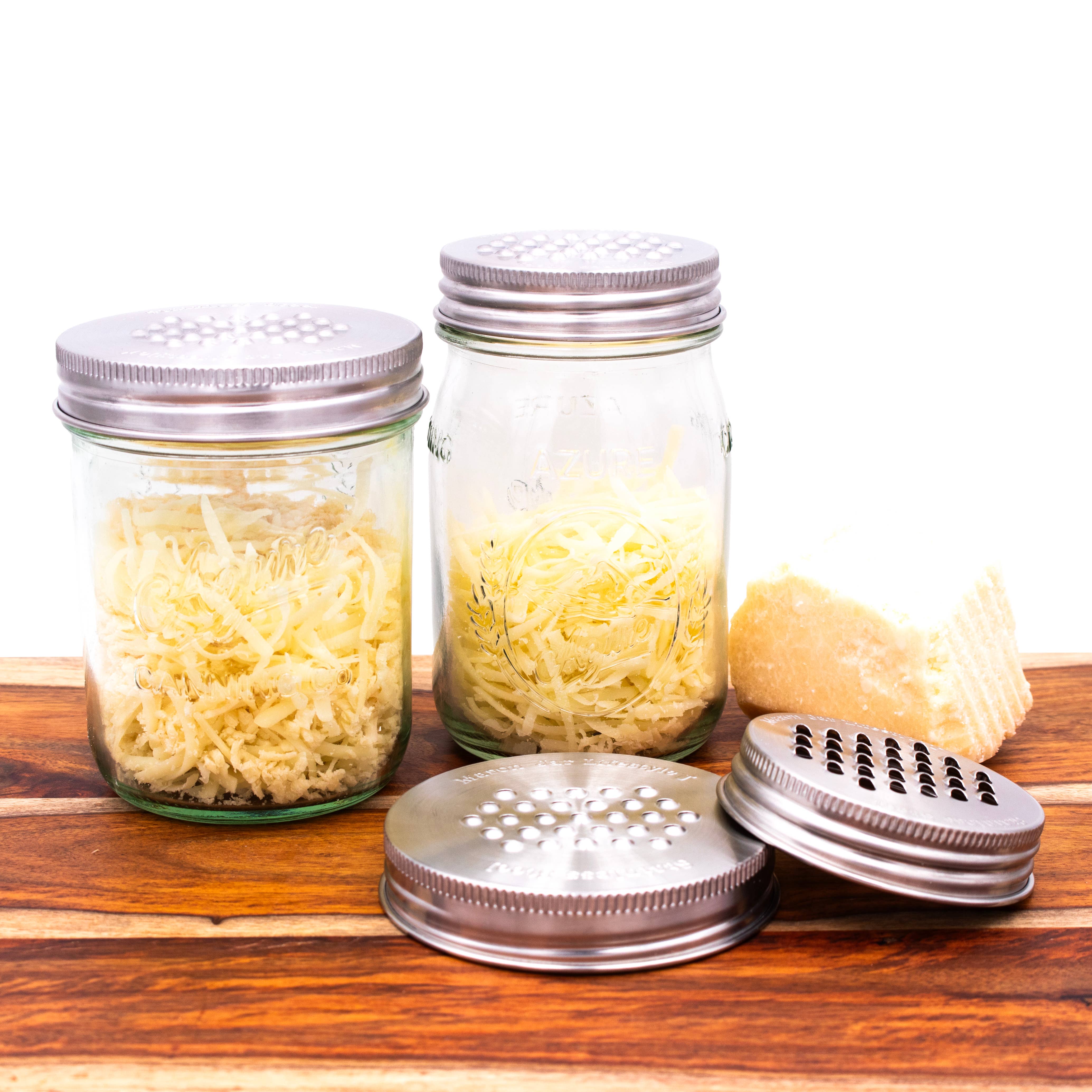 Mason Jar Lifestyle - Wholesale Kitchen Tool/Gadget - Grater / Shredder Lid for Mason Jars15